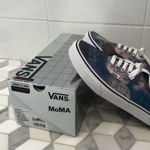MoMA Vans Claude Monet Authentic 7.5M 9W with box